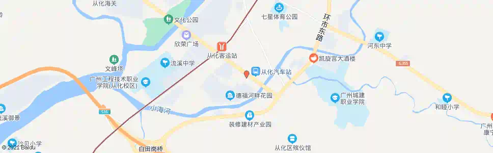 广州莱茵水岸(汽车站南侧)_公交站地图_广州公交_妙搜公交查询2025