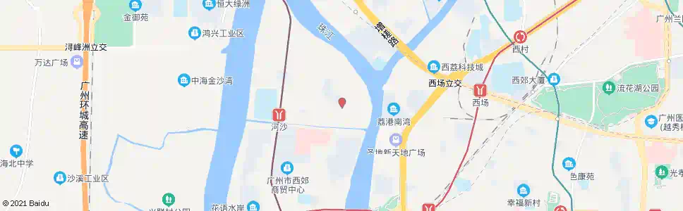 广州东海北路中_公交站地图_广州公交_妙搜公交查询2025