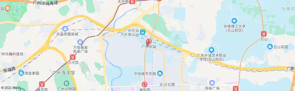 广州马滘河_公交站地图_广州公交_妙搜公交查询2025