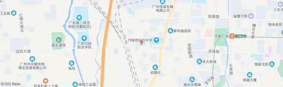 广州棠树小学_公交站地图_广州公交_妙搜公交查询2025