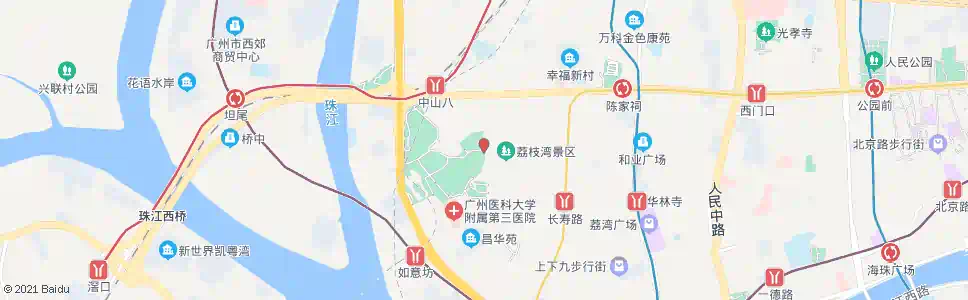 广州泮塘(龙津西路)_公交站地图_广州公交_妙搜公交查询2025