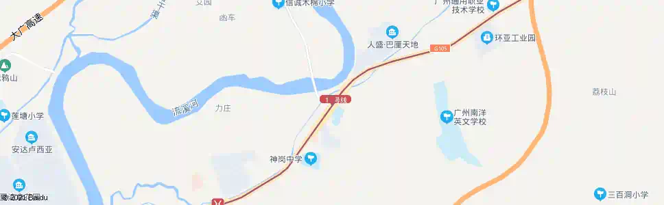 广州普君北路站_公交站地图_广州公交_妙搜公交查询2025