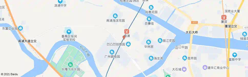 广州南桂路站_公交站地图_广州公交_妙搜公交查询2025