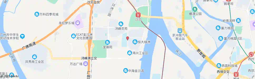 广州环洲二路_公交站地图_广州公交_妙搜公交查询2025