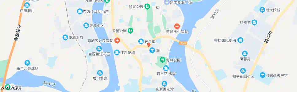 河源城南市场_公交站地图_河源公交_妙搜公交查询2025
