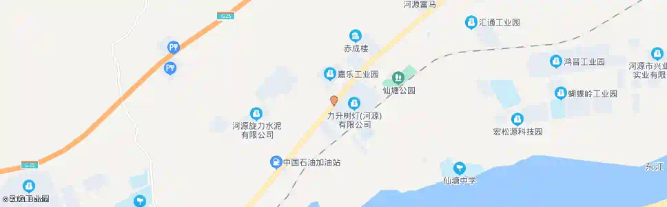 河源力升树灯厂_公交站地图_河源公交_妙搜公交查询2025
