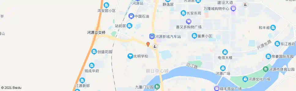 河源新港路口_公交站地图_河源公交_妙搜公交查询2025
