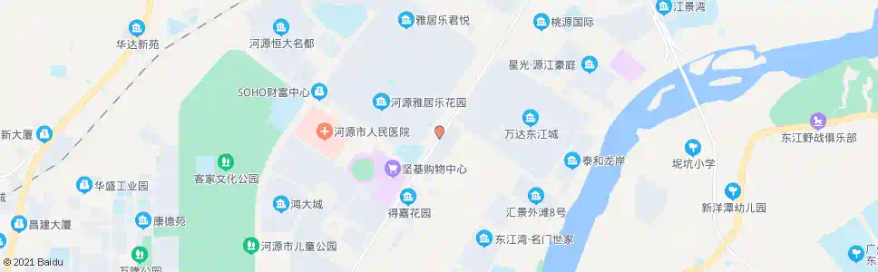 河源雅居乐东门_公交站地图_河源公交_妙搜公交查询2025