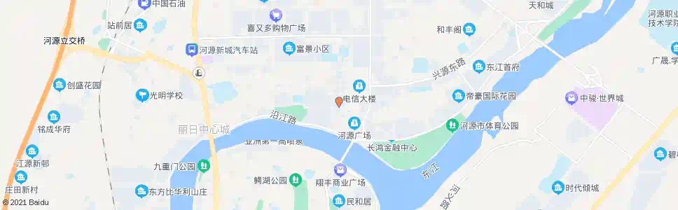河源市公安局_公交站地图_河源公交_妙搜公交查询2025