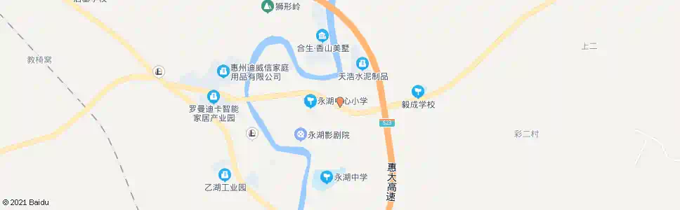 惠州永湖供水营业厅_公交站地图_惠州公交_妙搜公交查询2025