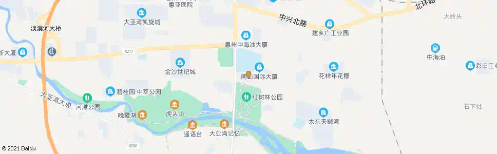 惠州大亚湾管委会_公交站地图_惠州公交_妙搜公交查询2025