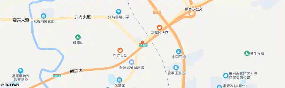惠州洋纳村路口_公交站地图_惠州公交_妙搜公交查询2025