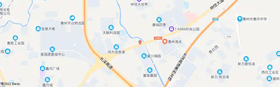 惠州马过渡_公交站地图_惠州公交_妙搜公交查询2025