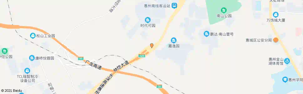 惠州古塘坳_公交站地图_惠州公交_妙搜公交查询2025