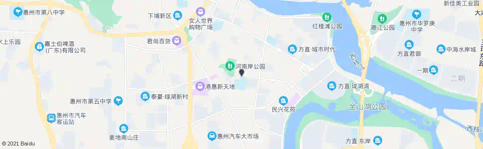 惠州银岭三横街西_公交站地图_惠州公交_妙搜公交查询2025