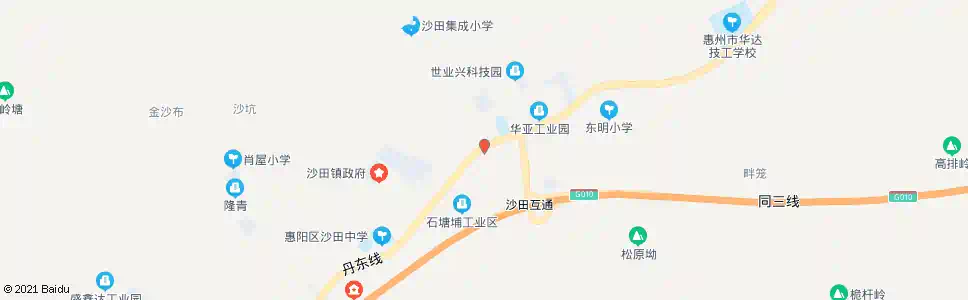 惠州旭日升床褥厂_公交站地图_惠州公交_妙搜公交查询2025
