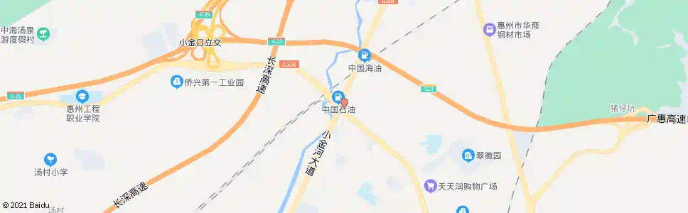 惠州金河路口_公交站地图_惠州公交_妙搜公交查询2025