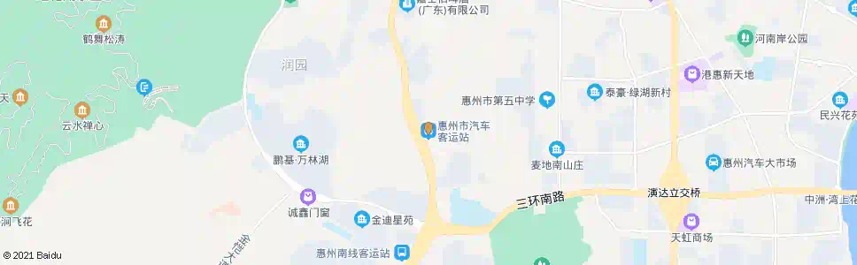 惠州汽车站(龙丰市场)_公交站地图_惠州公交_妙搜公交查询2025