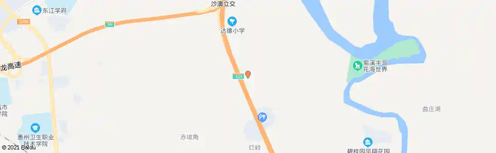 惠州合利菜场_公交站地图_惠州公交_妙搜公交查询2025