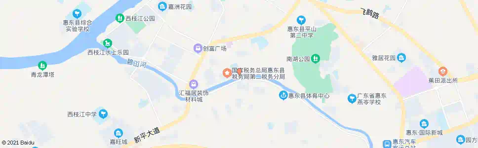 惠州惠东实验小学_公交站地图_惠州公交_妙搜公交查询2025