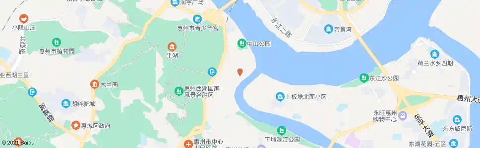 惠州中山南路_公交站地图_惠州公交_妙搜公交查询2025