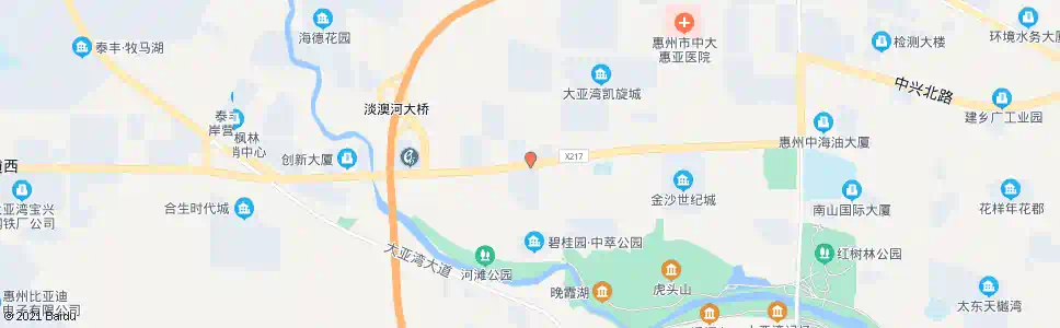 惠州大亚湾交管总站_公交站地图_惠州公交_妙搜公交查询2025