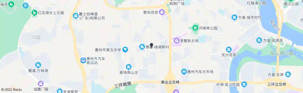 惠州麦地小学_公交站地图_惠州公交_妙搜公交查询2025