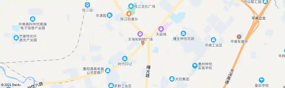 惠州连新街口_公交站地图_惠州公交_妙搜公交查询2025