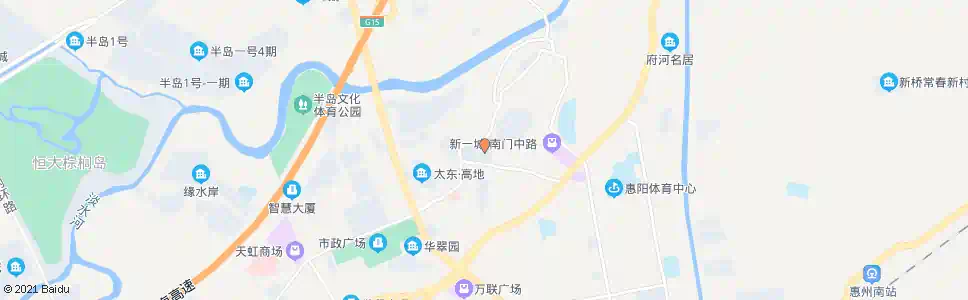 惠州富景花园_公交站地图_惠州公交_妙搜公交查询2025