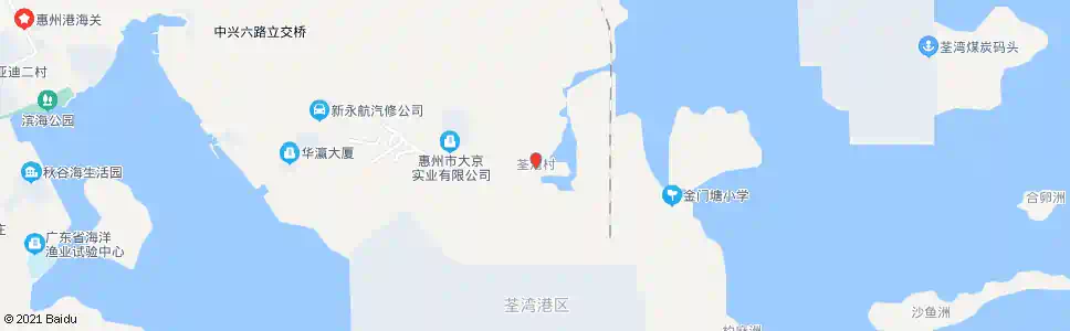 惠州荃湾村路口_公交站地图_惠州公交_妙搜公交查询2025
