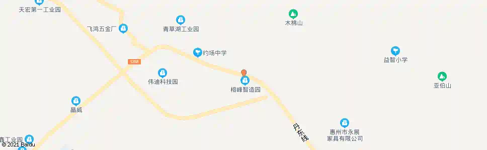 惠州美思奇工业园_公交站地图_惠州公交_妙搜公交查询2025