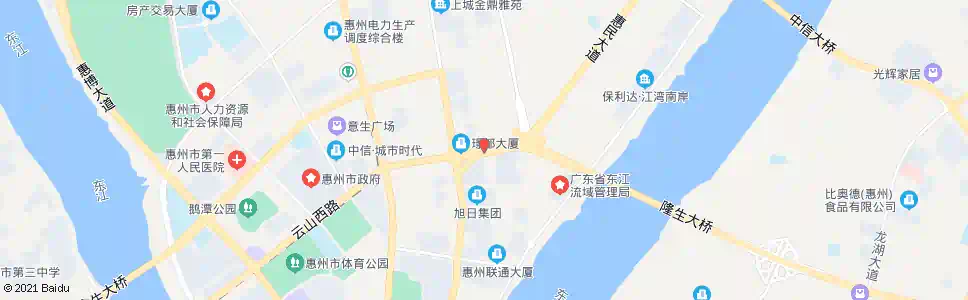 惠州自来水公司_公交站地图_惠州公交_妙搜公交查询2025