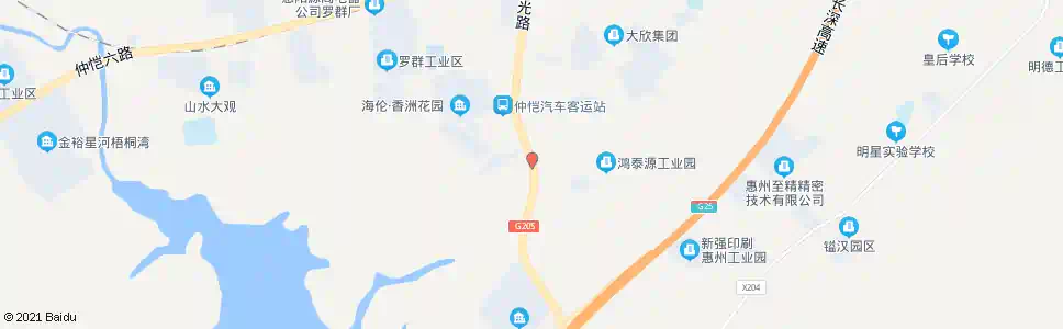 惠州永华工业园_公交站地图_惠州公交_妙搜公交查询2025