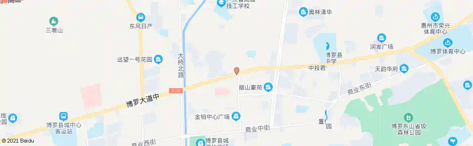 惠州上塘路口_公交站地图_惠州公交_妙搜公交查询2025