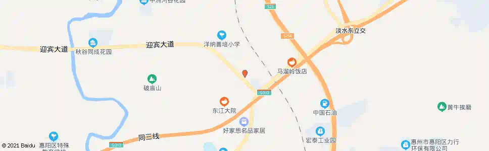 惠州洋纳村_公交站地图_惠州公交_妙搜公交查询2025
