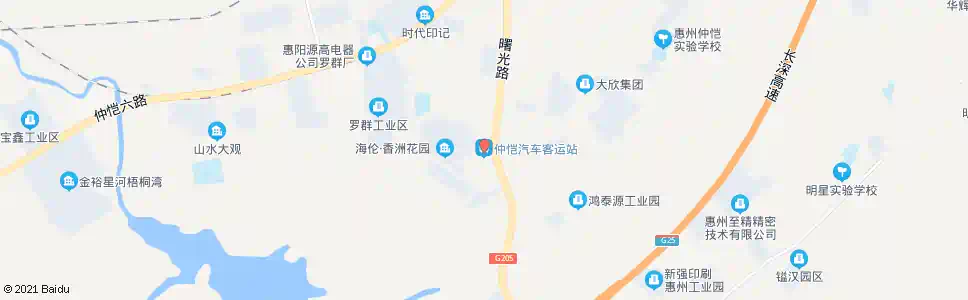 惠州仲恺汽车客运站_公交站地图_惠州公交_妙搜公交查询2025