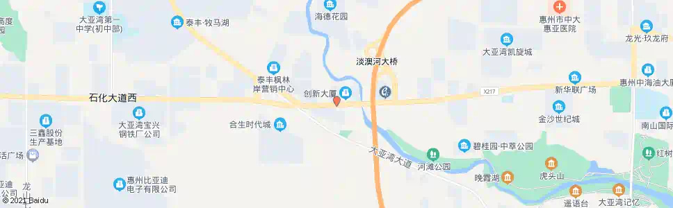 惠州科技园(政务中心)_公交站地图_惠州公交_妙搜公交查询2025