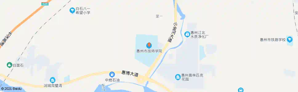 惠州市技师学院_公交站地图_惠州公交_妙搜公交查询2025