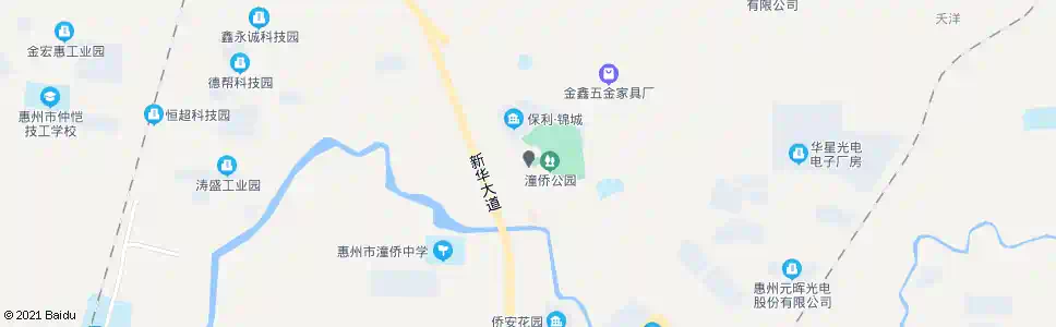 惠州潼侨公园_公交站地图_惠州公交_妙搜公交查询2025