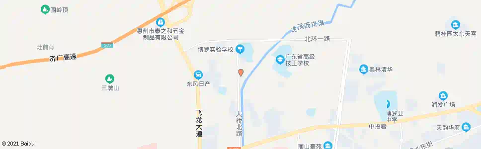 惠州洲际国际公寓_公交站地图_惠州公交_妙搜公交查询2025
