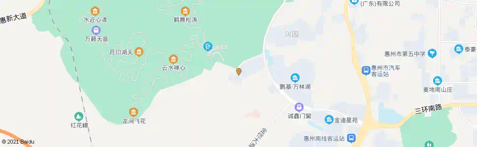 惠州市军休干部服务中心_公交站地图_惠州公交_妙搜公交查询2025