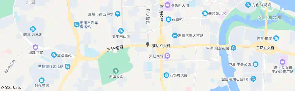 惠州演达立交西_公交站地图_惠州公交_妙搜公交查询2025