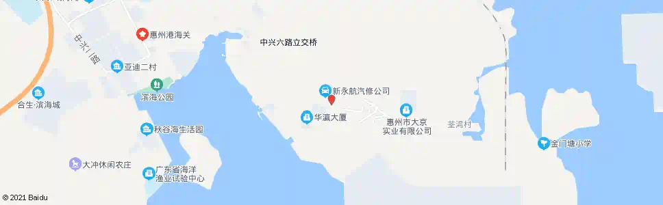 惠州荃湾公司_公交站地图_惠州公交_妙搜公交查询2025