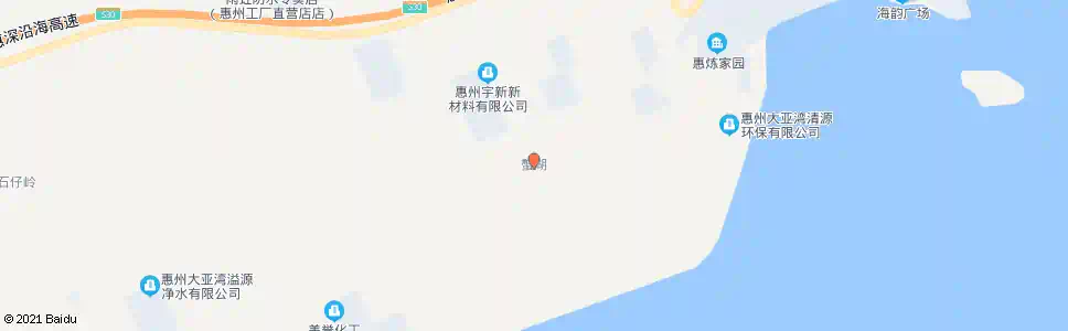 惠州蟹湖村_公交站地图_惠州公交_妙搜公交查询2025