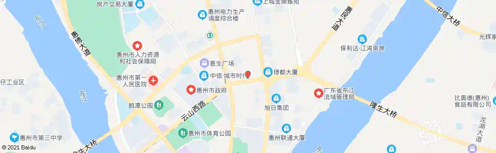 惠州云山东路锦源国际_公交站地图_惠州公交_妙搜公交查询2025