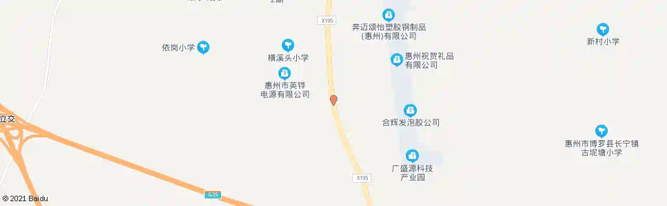 惠州横溪头路口_公交站地图_惠州公交_妙搜公交查询2025