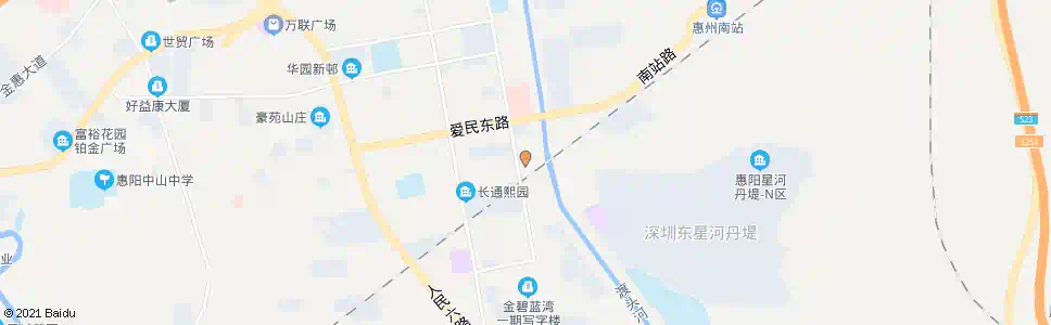 惠州左岸春天_公交站地图_惠州公交_妙搜公交查询2025