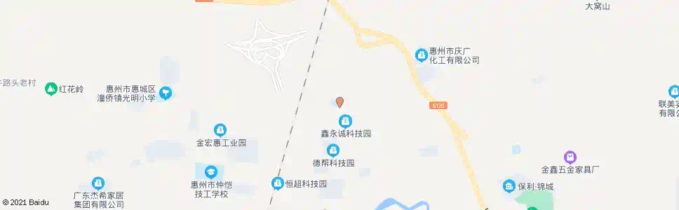 惠州宏村小学_公交站地图_惠州公交_妙搜公交查询2025