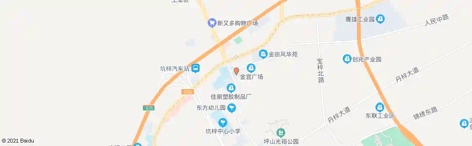 惠州坑梓城管办_公交站地图_惠州公交_妙搜公交查询2025