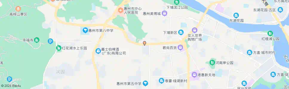 惠州南门公园_公交站地图_惠州公交_妙搜公交查询2025